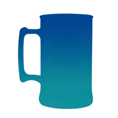 Caneca Bicolor Azul Royal x Azul Tiffany de 430 ml