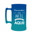 Caneca Bicolor Azul Royal x Azul Tiffany de 430 ml