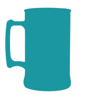 Caneca Fosco Azul Tiffany de 430 ml