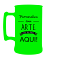 Caneca Fosco Verde Fluor de 300 ml