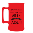 Caneca Fosco Vermelho Fluor de 300 ml