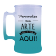 Caneca Jateada Azul Tiffany de 430 ml