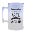 Caneca Jateada Branca de 430 ml