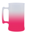 Caneca Jateada Rosa Fluor de 430 ml