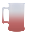 Caneca Jateada Rose de 430 ml