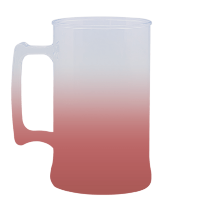 Caneca Jateada Rose de 430 ml