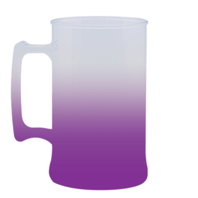 Caneca Jateada Roxa de 300 ml