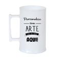 Caneca Acrílica Branca de 430 ml