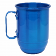 Caneca Alumínio Azul 550 ML.