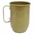 Caneca Alumínio Dourado 550 ML.