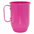 Caneca Alumínio Rosa 550 ML.