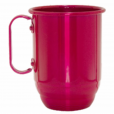 Caneca Alumínio Rosa Shock 550 ML.