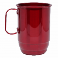 Caneca Alumínio Vermelho 550 ML.