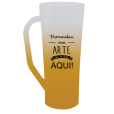 Caneca Long Jateada Amarelo Ouro