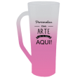 Caneca Long Jateada Rosa Bebê