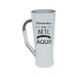 Caneca Long Prata Metalizado