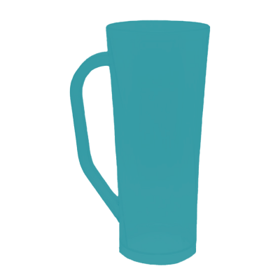 Caneca Long Fosco Azul Tiffany