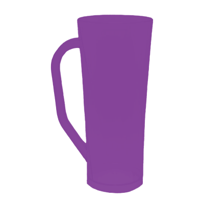 Caneca Long Fosco Roxo Fluor