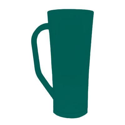 Caneca Long Fosco Verde Escuro