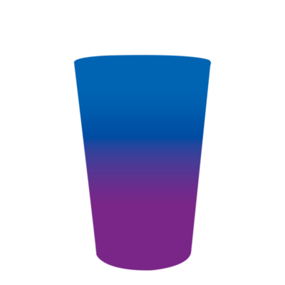 Twister Bicolor Azul x Roxo 400 ml