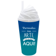 Copo Chantilly 500 ml Jateado Bicolor Azul Royal x Azul Tiffany