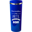 Copo Long Drink Azul Royal com Borda 