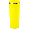 Copo Long Drink Amarelo com Borda 