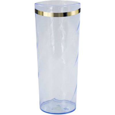 Copo Long Drink Transparente com Borda