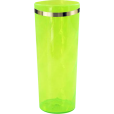 Copo Long Drink Verde Neon com Borda