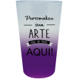 Copo Mini Twister Jateado Roxo Fluor 300 ml