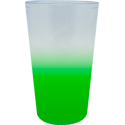 Copo Mini Twister Jateado Verde Fluor 300 ml