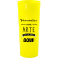 Copo Long Drink Amarelo 350 ml.