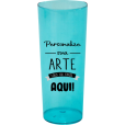 Copo Long Drink Azul Tiffany Translúcido 350 ml.