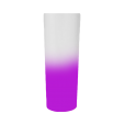 Copo Long Drink Jateado Roxo 350 ml