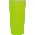 Copo Eco 550 ml Amarelo Neon