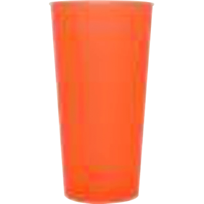 Copo Eco 550 ml Laranja Neon