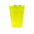 Copo Lagoinha Amarelo Neon Com Borda 190 ml