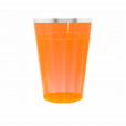 Copo Lagoinha Laranja Neon Com Borda 190 ml