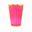 Copo Lagoinha Rosa Neon Com Borda 190 ml