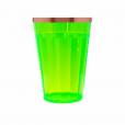 Copo Lagoinha Verde Neon Com Borda 190 ml