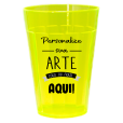 Copo Lagoinha Amarelo Neon 190 ml