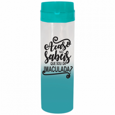 Coqueteleira Acaso não sabeis Jateado Azul Tiffany 480ml