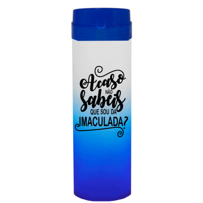 Coqueteleira Acaso não sabeis Jateado Azul Royal 480ml