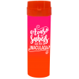 Coqueteleira Acaso não sabeis Bicolor Rosa Fluor x Laranja Fluor 480ml