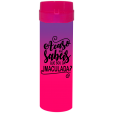 Coqueteleira Acaso não sabeis Bicolor Roxo Fluor x Rosa Fluor 480ml