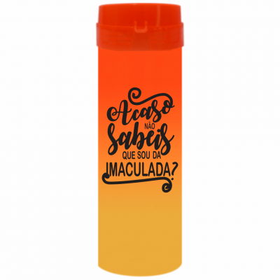 Coqueteleira Acaso não sabeis Bicolor Laranja x Amarelo 480ml