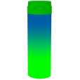 Coqueteleira Bicolor Azul Royal x Verde Fluor 480ml