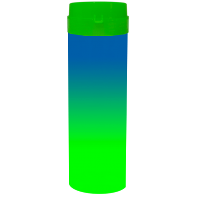 Coqueteleira Bicolor Azul Royal x Verde Fluor 480ml