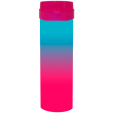 Coqueteleira Bicolor Azul Tiffany x Rosa Fluor 480ml