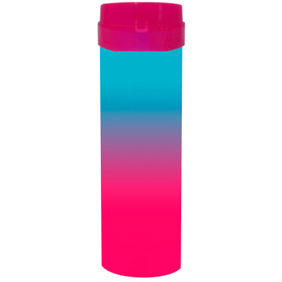 Coqueteleira Bicolor Azul Tiffany x Rosa Fluor 480ml